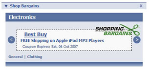 Shop Bargains Facebook Application
