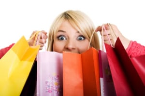 Woman shopping