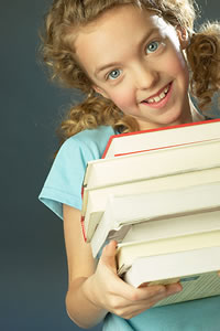 Back-to-school girl