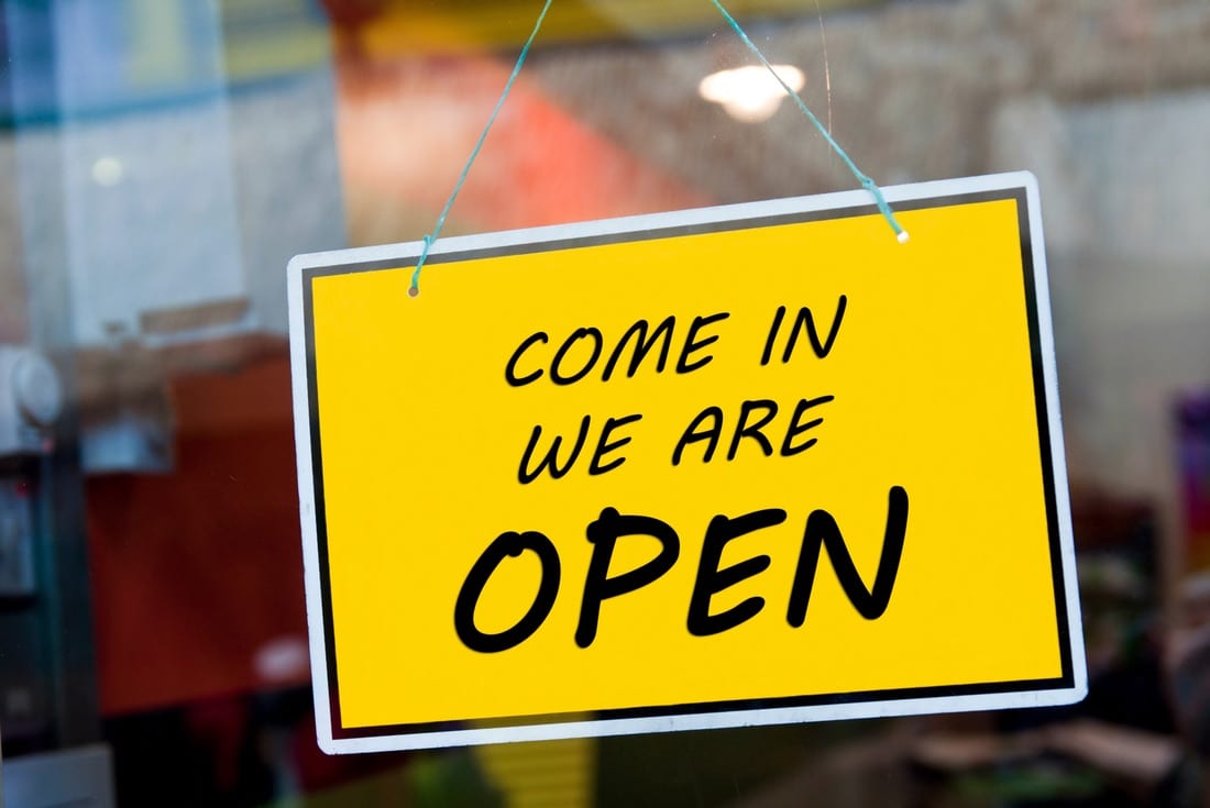 We are open!